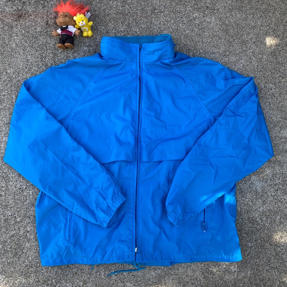 Vintage Blue Windbreaker!
